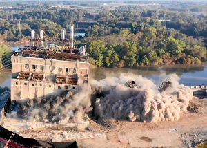 North Carolina Power Plant Demolition