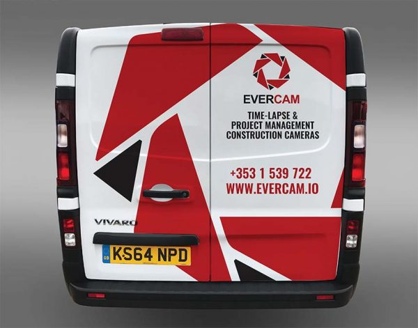 Evercam Van With Discrete Drone Docking Station