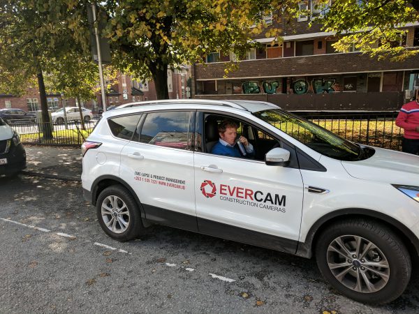 He’s got his coffee, he’s got his new car … watch out !