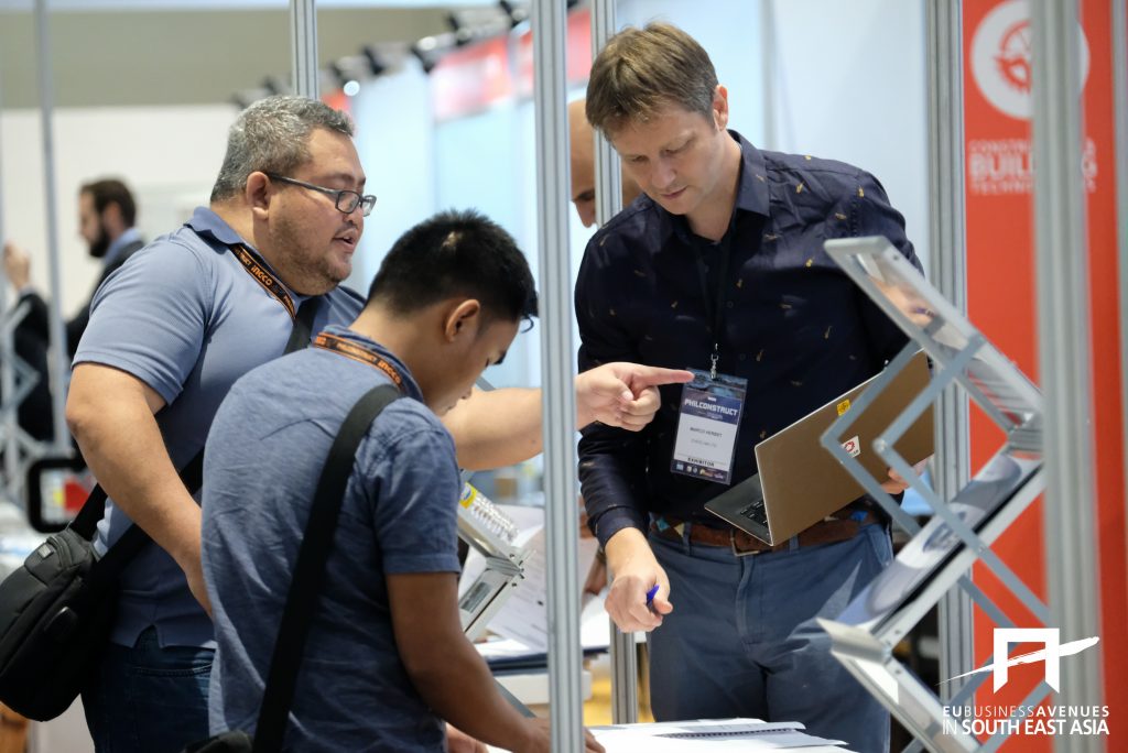 Evercam getting registered for the Philconstruct in 2019 in Manilla, Philippines.