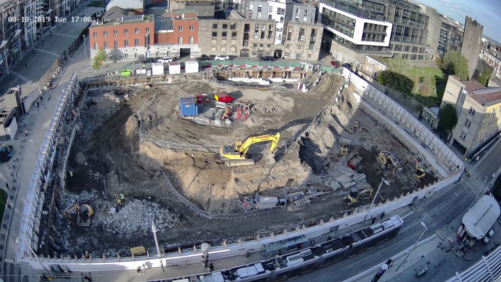 camera view of a construction site from evercam cameras
