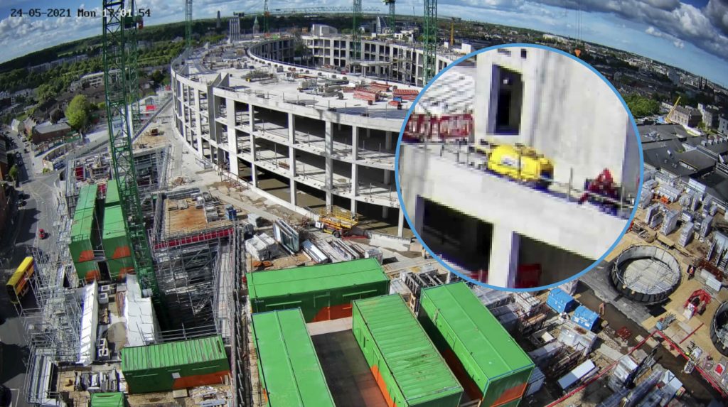 Evercam construction cameras Super Zoom Feature