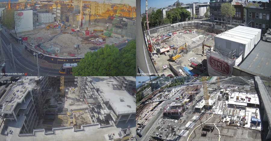 Sisk using Evercam construction cameras