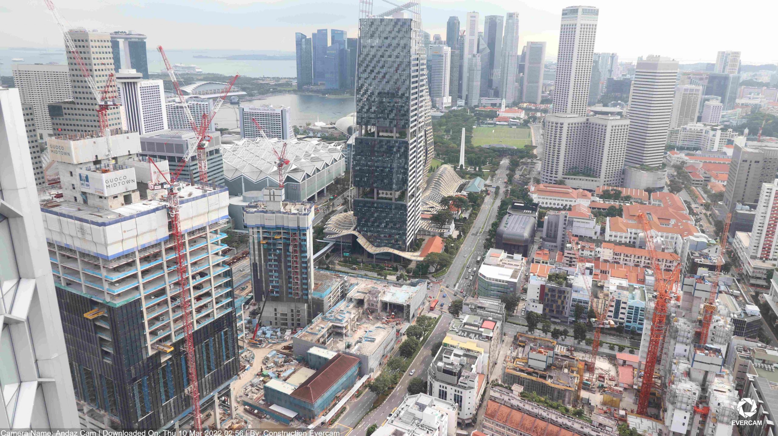 Compare image Compare image Shaw Tower Singapore Evercam timelapse screenshot December 2021