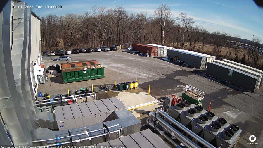 Compare image 1 E-Finity Power Project 2022 February Evercam Timelapse Screenshot