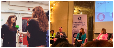 International Women's day 2023 - Tammy Bennett represent Evercam as Women in Construction