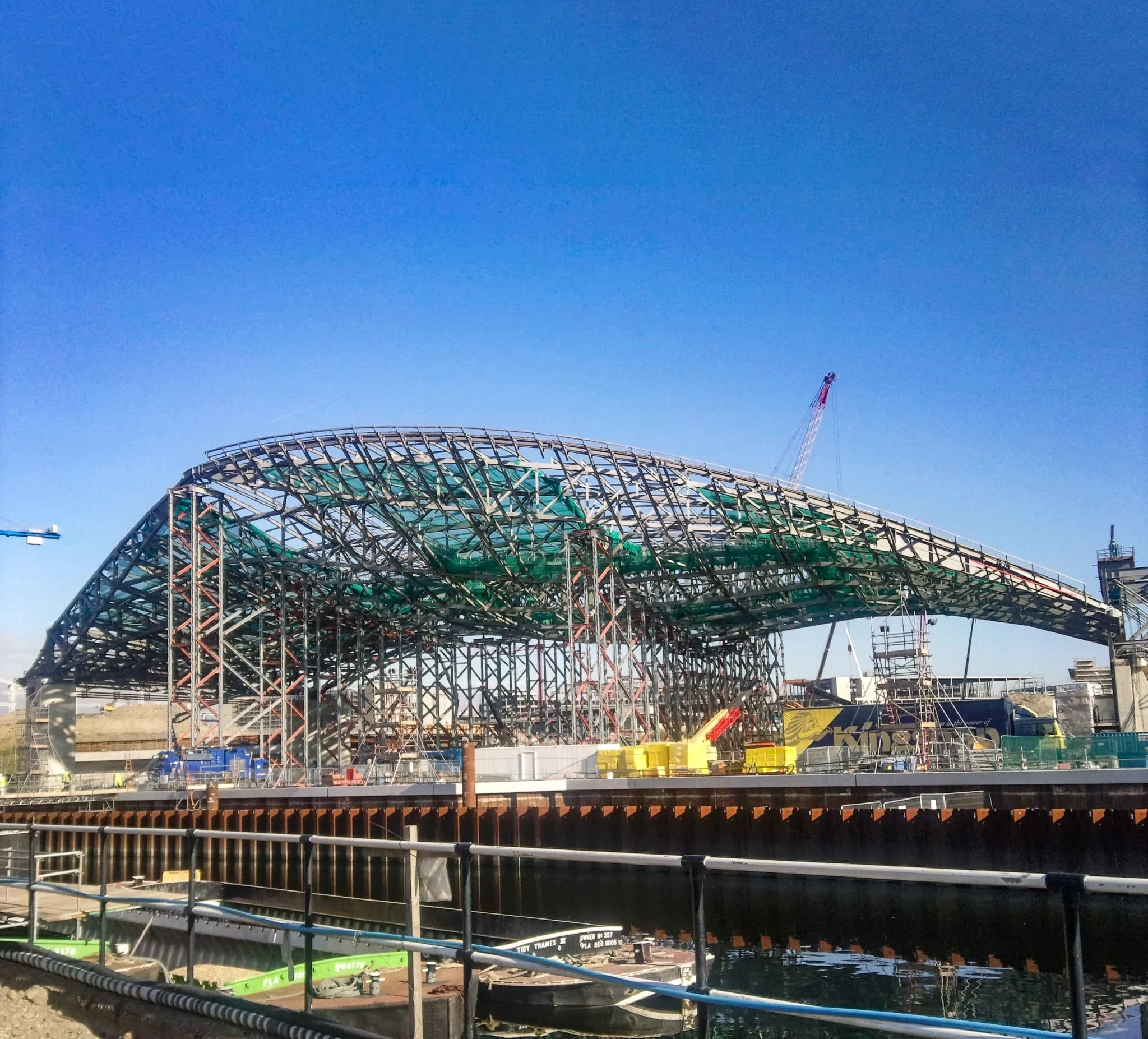 A construction site that Sara Deacy of Evercam has worked on