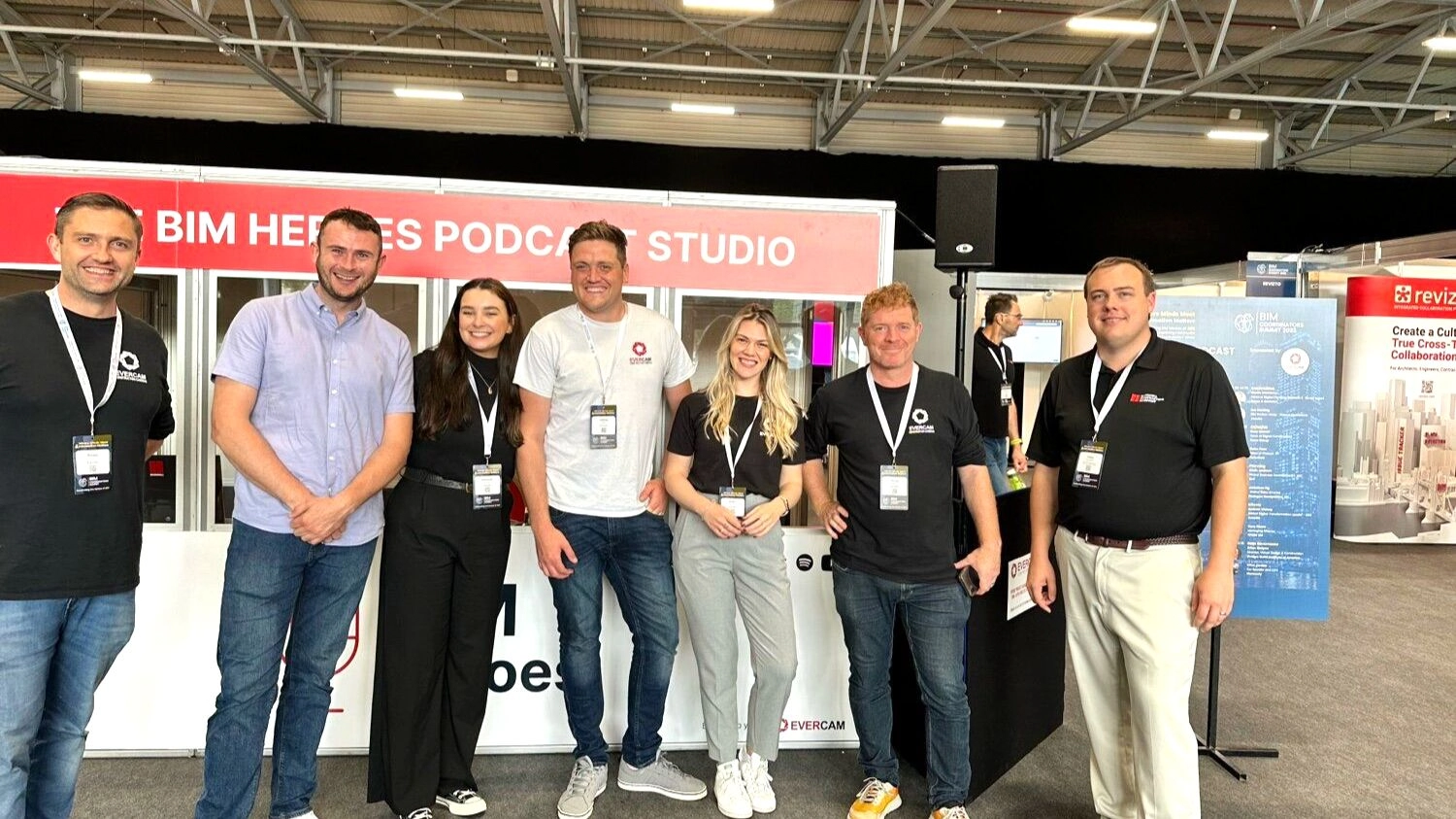 Evercam team at the BIM coordinators summit 2023