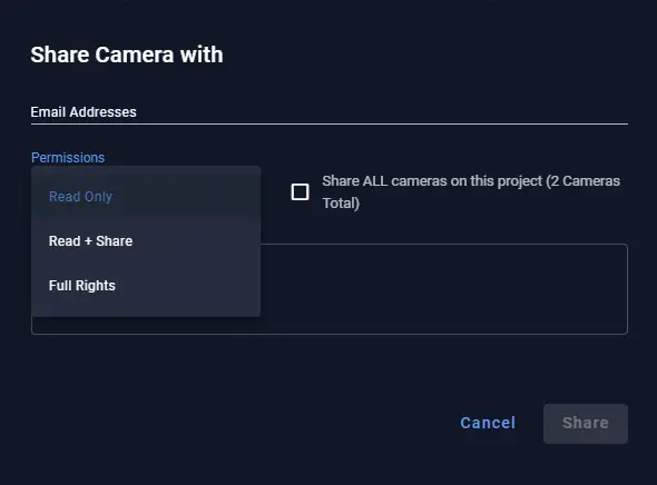 share permissions
