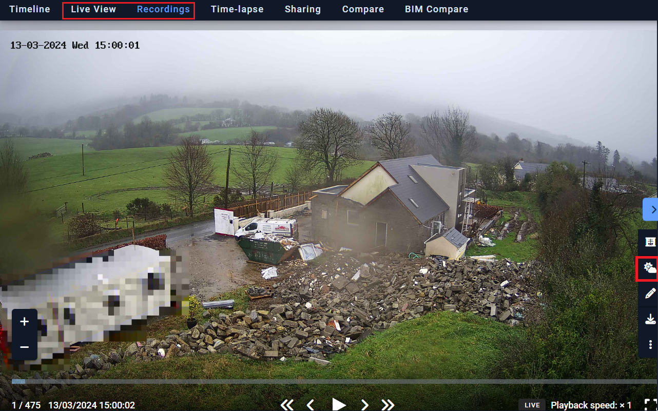 weather tool evercam