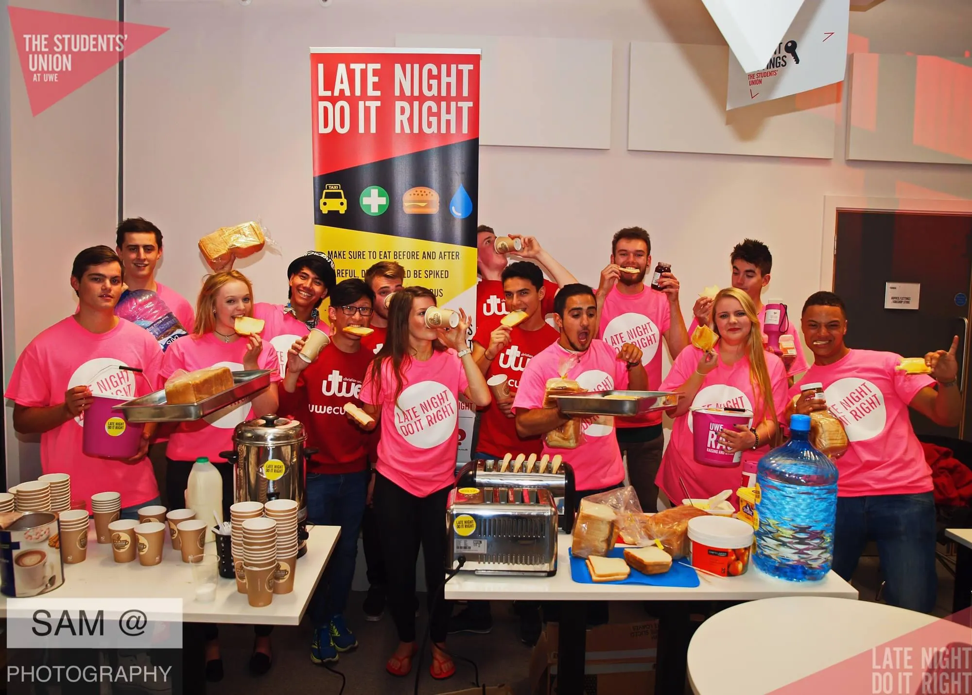 The “Late Night Do it Right” campaign team - founded by Scarlett Oliver