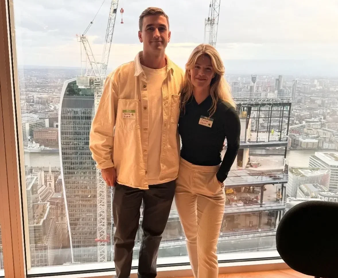 Scarlett Oliver with fellow Evrercam colleague on site