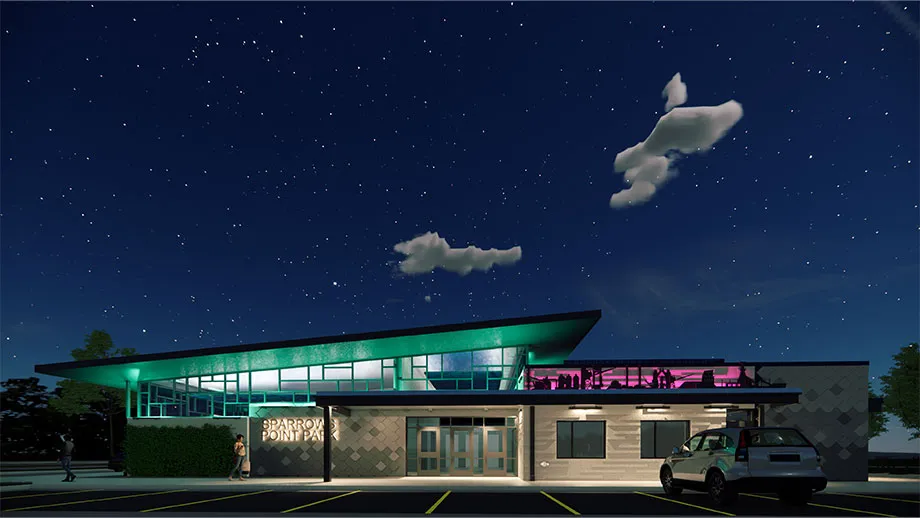 Sparrows Point Park Render